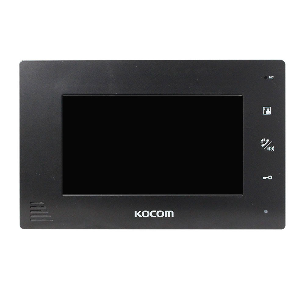 Kocom KCV-A374 black colour video intercom monitor
