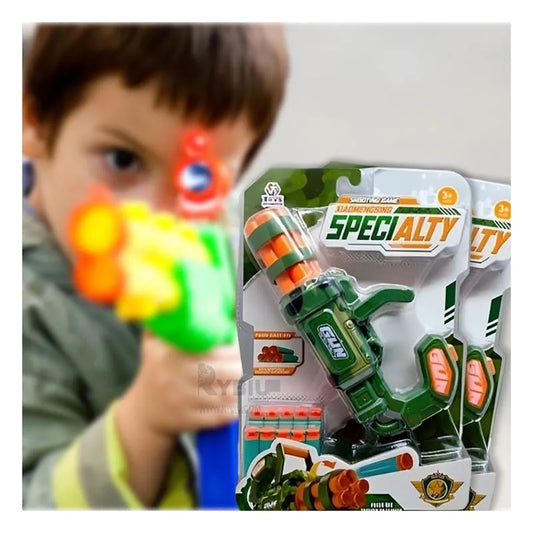 XIAOMENGBING SPECIALITY GUN + 10 FOAM DARTS