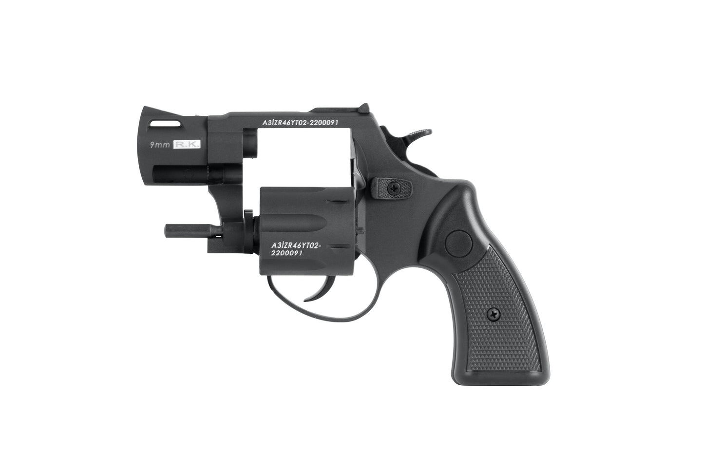 ZORAKI R2-TD BLANK REVOLVER 2" - BLACK