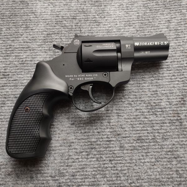 ZORAKI R1-TD BLANK REVOLVER 2.5" - BLACK