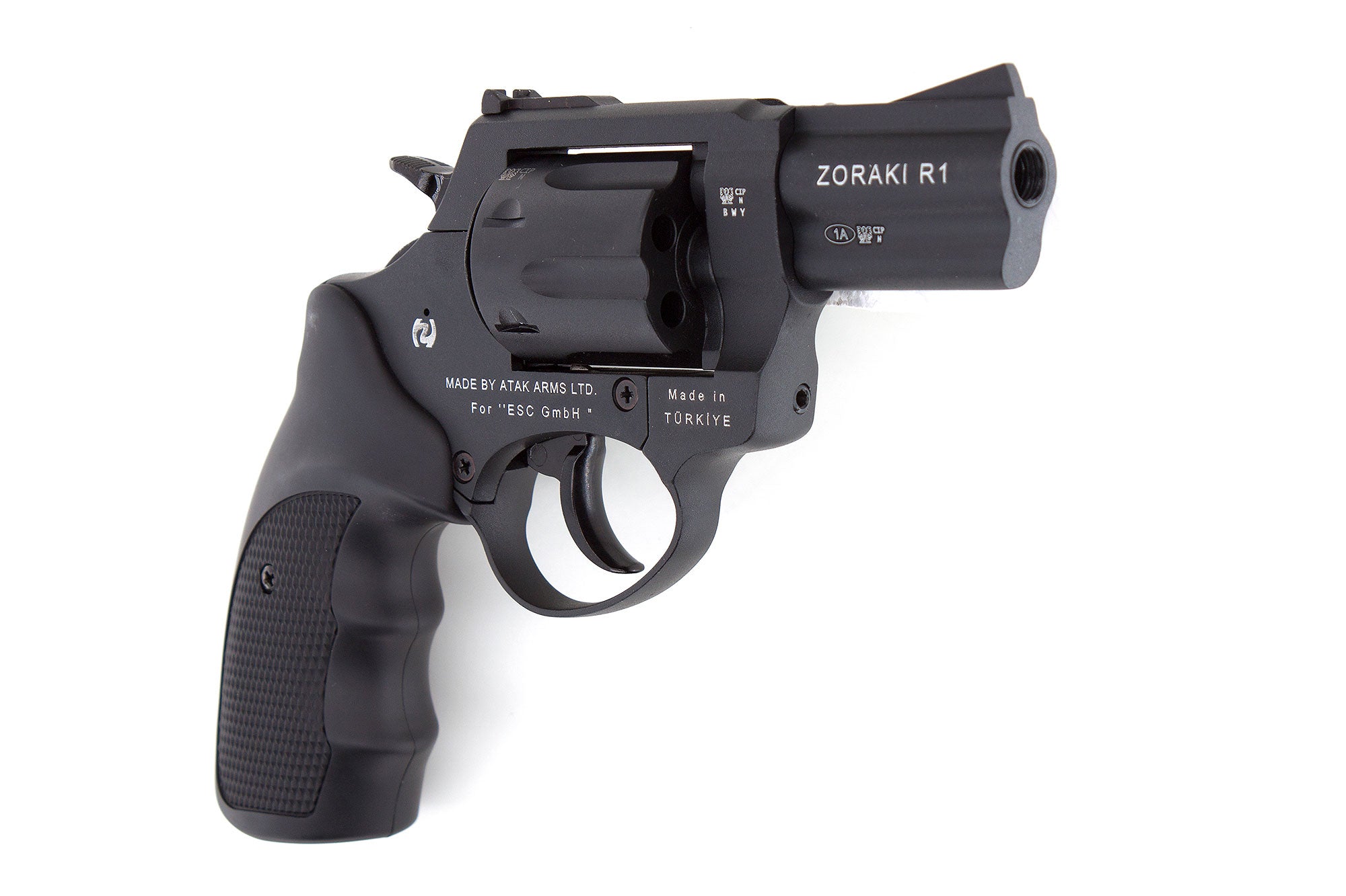 ZORAKI R1-TD BLANK REVOLVER 2.5" - BLACK