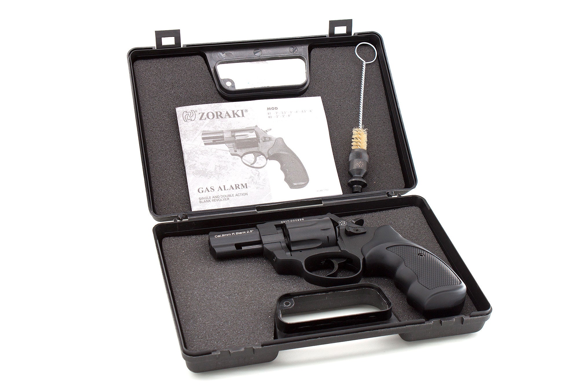 ZORAKI R1-TD BLANK REVOLVER 2.5" - BLACK