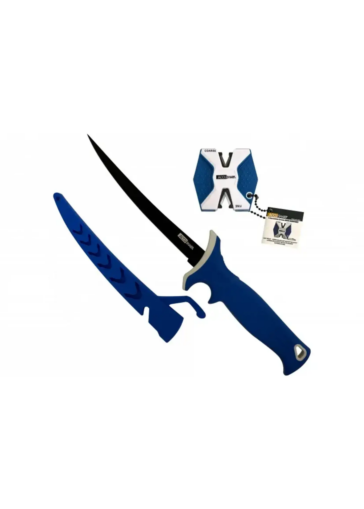 ACCUSHARP FILLET KNIFE + 2 STEP CERAMIC SHARPENER - NeonSales {{ shop.shopifyCountryName }}
