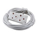 Cablix 5m Double Plug Power Extension Cord