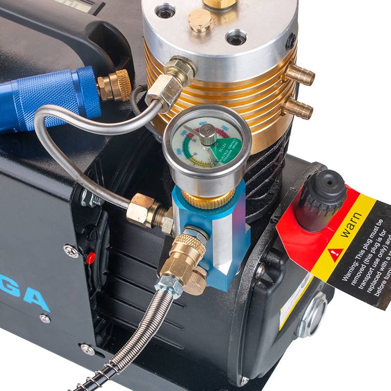 AIRMEGA GB-02 240V HPA COMPRESSOR (AUTO SHUTOFF)