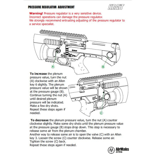 AIRMAKS KRAIT L PCP AIR RIFLE 5.5MM