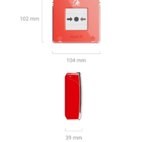 AJAX MANUAL CALL POINT - RED - NeonSales {{ shop.shopifyCountryName }}