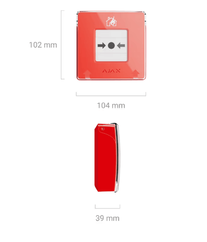 AJAX MANUAL CALL POINT - RED - NeonSales {{ shop.shopifyCountryName }}