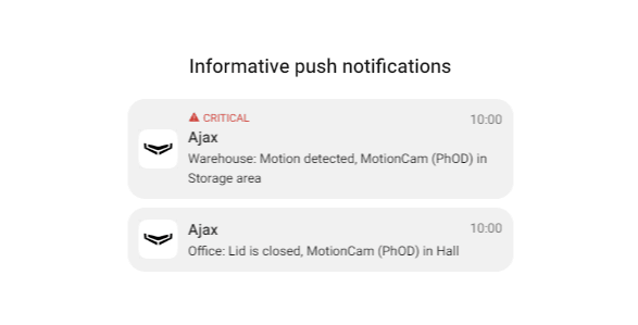 AJAX MOTION CAM PHOD - WHITE - NeonSales {{ shop.shopifyCountryName }}