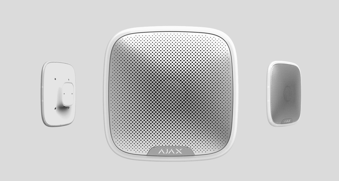 AJAX STREET SIREN - WHITE - NeonSales {{ shop.shopifyCountryName }}