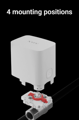 AJAX WATER STOP 1/2 VALVE - WHITE - NeonSales {{ shop.shopifyCountryName }}