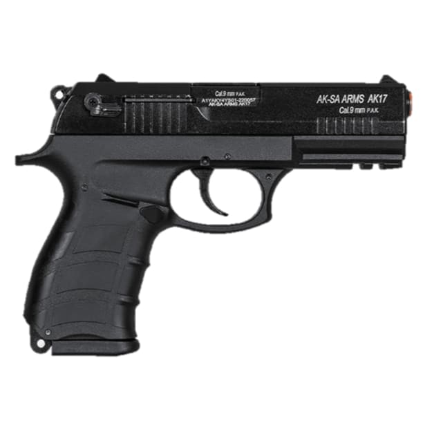 AKSA ARMS MODEL AK-17 BLANK GUN - BLACK - NeonSales {{ shop.shopifyCountryName }}