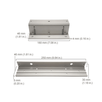 ALUMINIUM LZ BRACKET FOR MAGNETIC LOCK - NeonSales {{ shop.shopifyCountryName }}