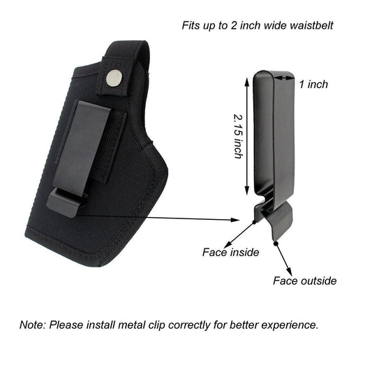 UNBRANDED JD-16 HOLSTER-AMBIDEXTROUS IWB NYLON - NeonSales {{ shop.shopifyCountryName }}