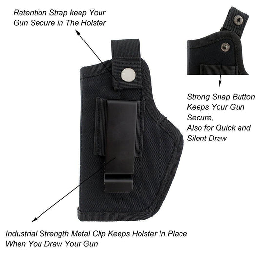 UNBRANDED JD-16 HOLSTER-AMBIDEXTROUS IWB NYLON - NeonSales {{ shop.shopifyCountryName }}