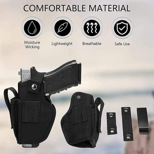 AMBIDEXTROUS NYLON HOLSTER W/ MAG POUCH, JD-81 - NeonSales {{ shop.shopifyCountryName }}