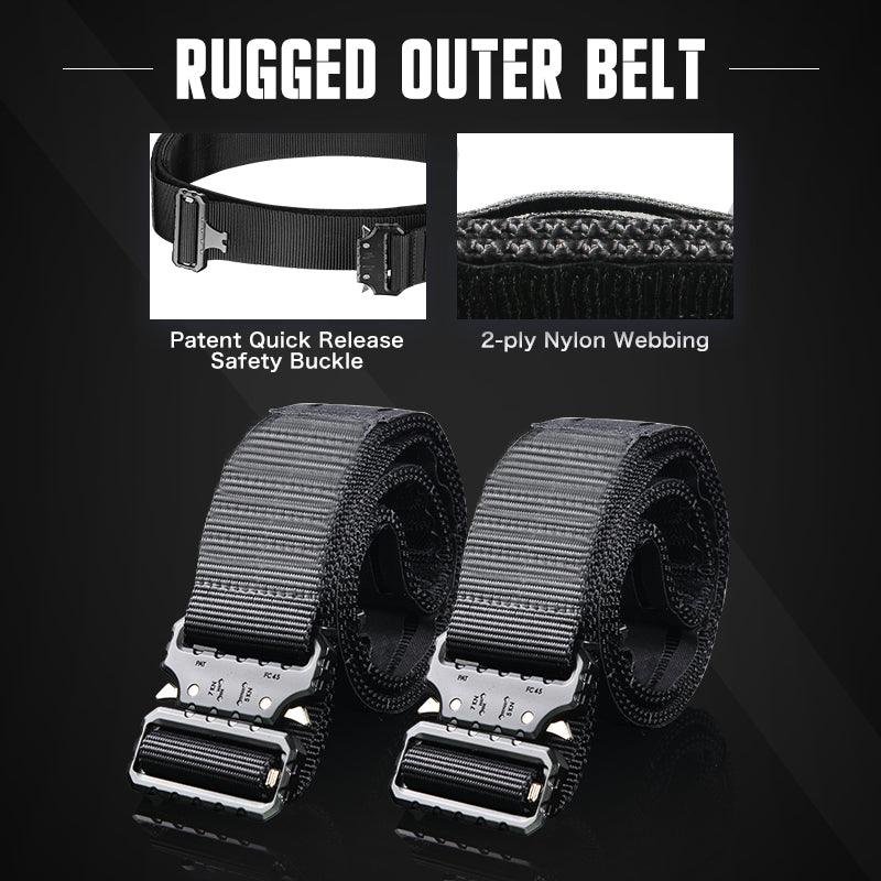AMOMAX GREYHAWK 1.75" MOLLE DBL (L) 35-41" - BLK - NeonSales {{ shop.shopifyCountryName }}