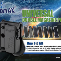 AMOMAX UNIVERSAL DOUBLE MAGAZINE POUCH - AM-MPU - NeonSales {{ shop.shopifyCountryName }}