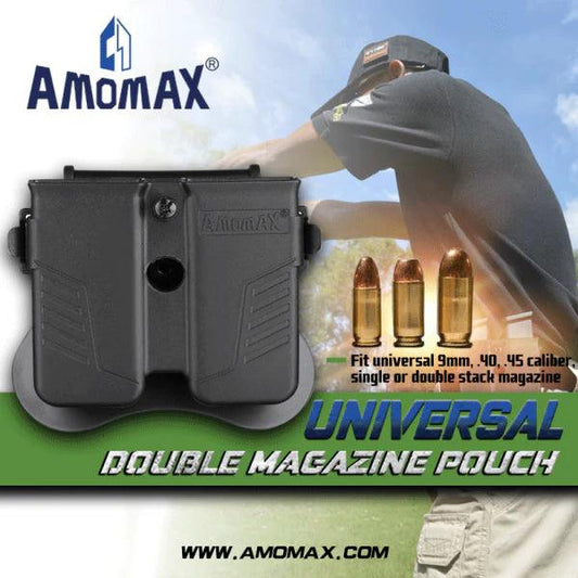 AMOMAX UNIVERSAL DOUBLE MAGAZINE POUCH - AM-MPU - NeonSales {{ shop.shopifyCountryName }}