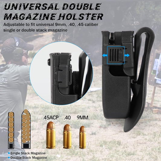 AMOMAX UNIVERSAL DOUBLE MAGAZINE POUCH - AM-MPU - NeonSales {{ shop.shopifyCountryName }}