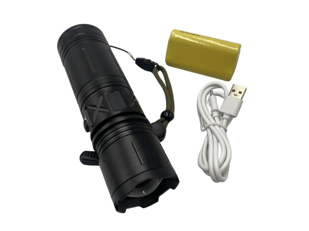 ANDOWL 3X 18650 FLASHLIGHT, ULTRA BRIGHT - Q-D950 - NeonSales South Africa