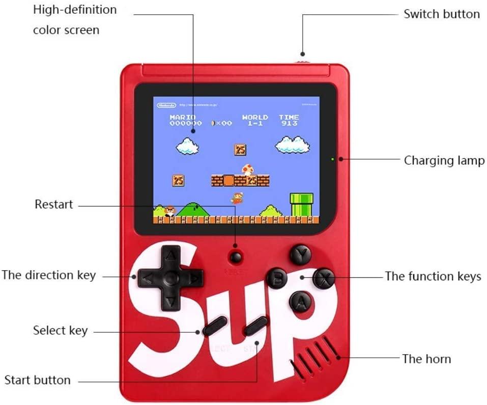 ANDOWL HANDHELD NES 8-BIT CONSOLE, 400-IN-1 - NeonSales South Africa