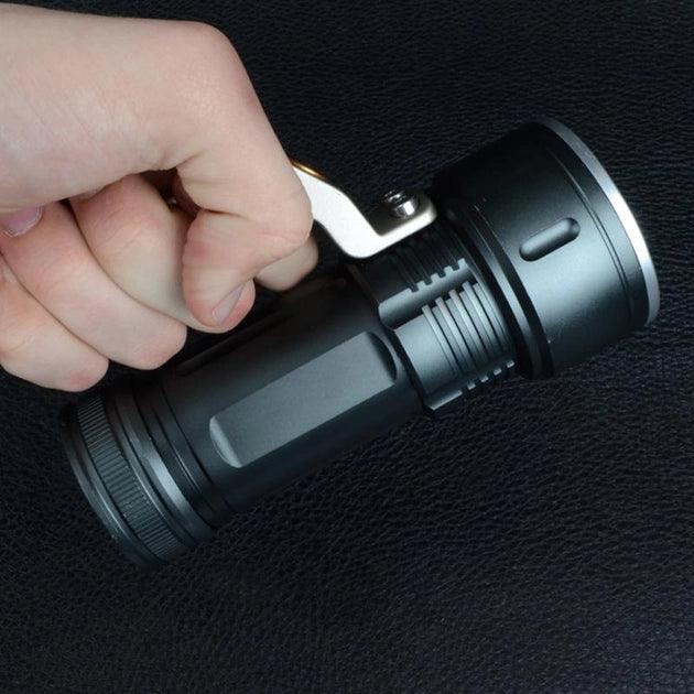 ANDOWL HANDLE FLASHLIGHT, 2X 18650 - T801-10 - NeonSales South Africa