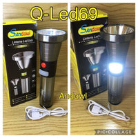 ANDOWL LINTERNA USB LED FLASHLIGHT Q-LED69 - NeonSales {{ shop.shopifyCountryName }}
