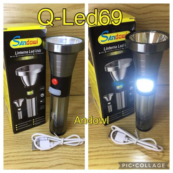 ANDOWL LINTERNA USB LED FLASHLIGHT Q-LED69 - NeonSales {{ shop.shopifyCountryName }}