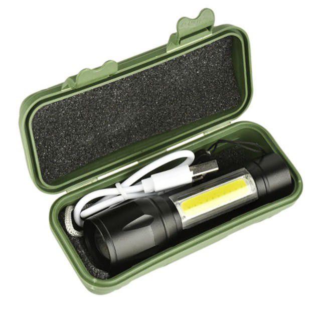 ANDOWL MINI RECHARGEABLE FLASHLIGHT - Q-S112 - NeonSales {{ shop.shopifyCountryName }}