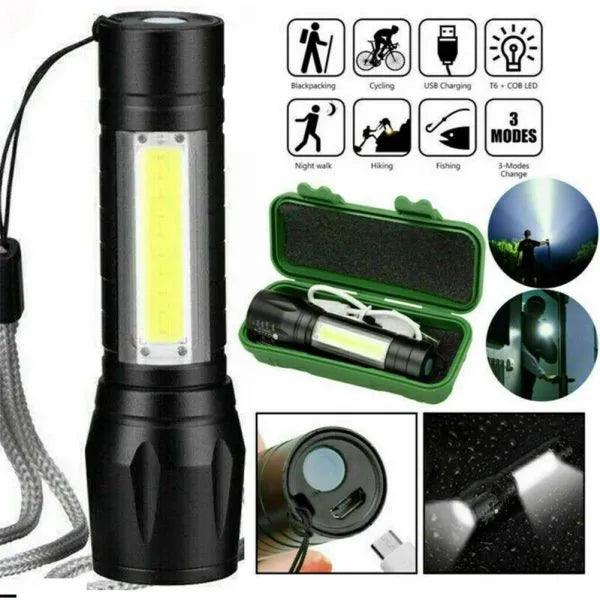 ANDOWL MINI RECHARGEABLE FLASHLIGHT - Q-S112 - NeonSales {{ shop.shopifyCountryName }}