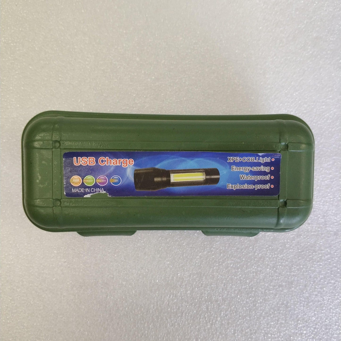 ANDOWL MINI RECHARGEABLE FLASHLIGHT - Q-S112 - NeonSales {{ shop.shopifyCountryName }}