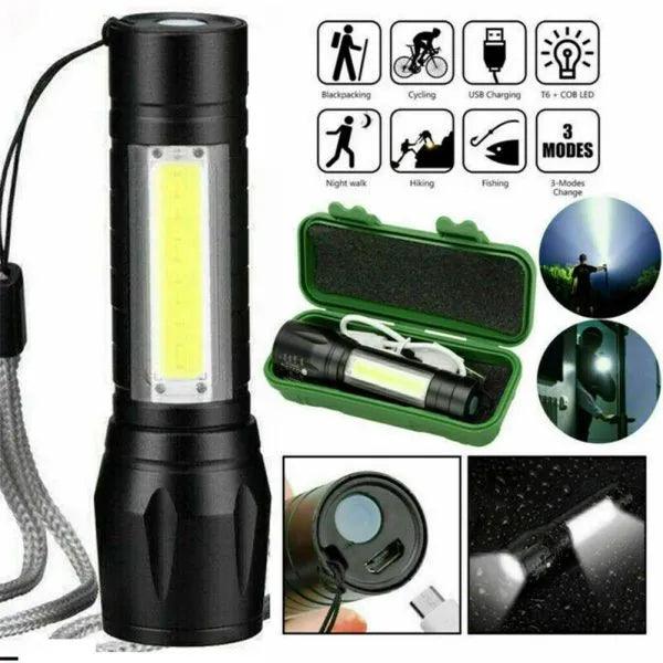 ANDOWL MINI RECHARGEABLE FLASHLIGHT - Q-S112 - NeonSales South Africa