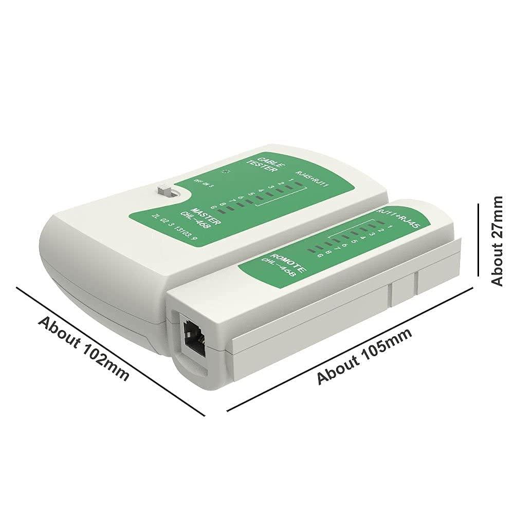 ANDOWL NETWORK CABLE TESTER, RJ11/RJ45 - Q314 - NeonSales {{ shop.shopifyCountryName }}