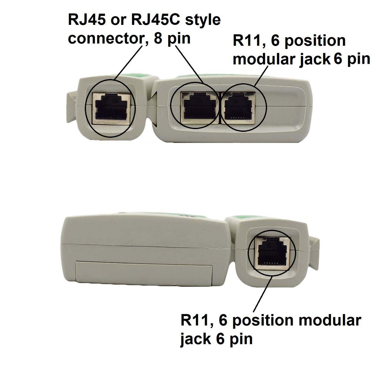 ANDOWL NETWORK CABLE TESTER, RJ11/RJ45 - Q314 - NeonSales {{ shop.shopifyCountryName }}