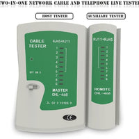 ANDOWL NETWORK CABLE TESTER, RJ11/RJ45 - Q314 - NeonSales {{ shop.shopifyCountryName }}