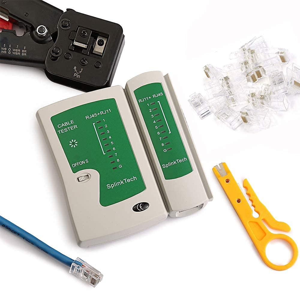 ANDOWL NETWORK CABLE TESTER, RJ11/RJ45 - Q314 - NeonSales South Africa