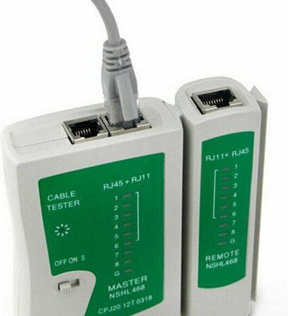 ANDOWL NETWORK CABLE TESTER, RJ11/RJ45 - Q314 - NeonSales South Africa