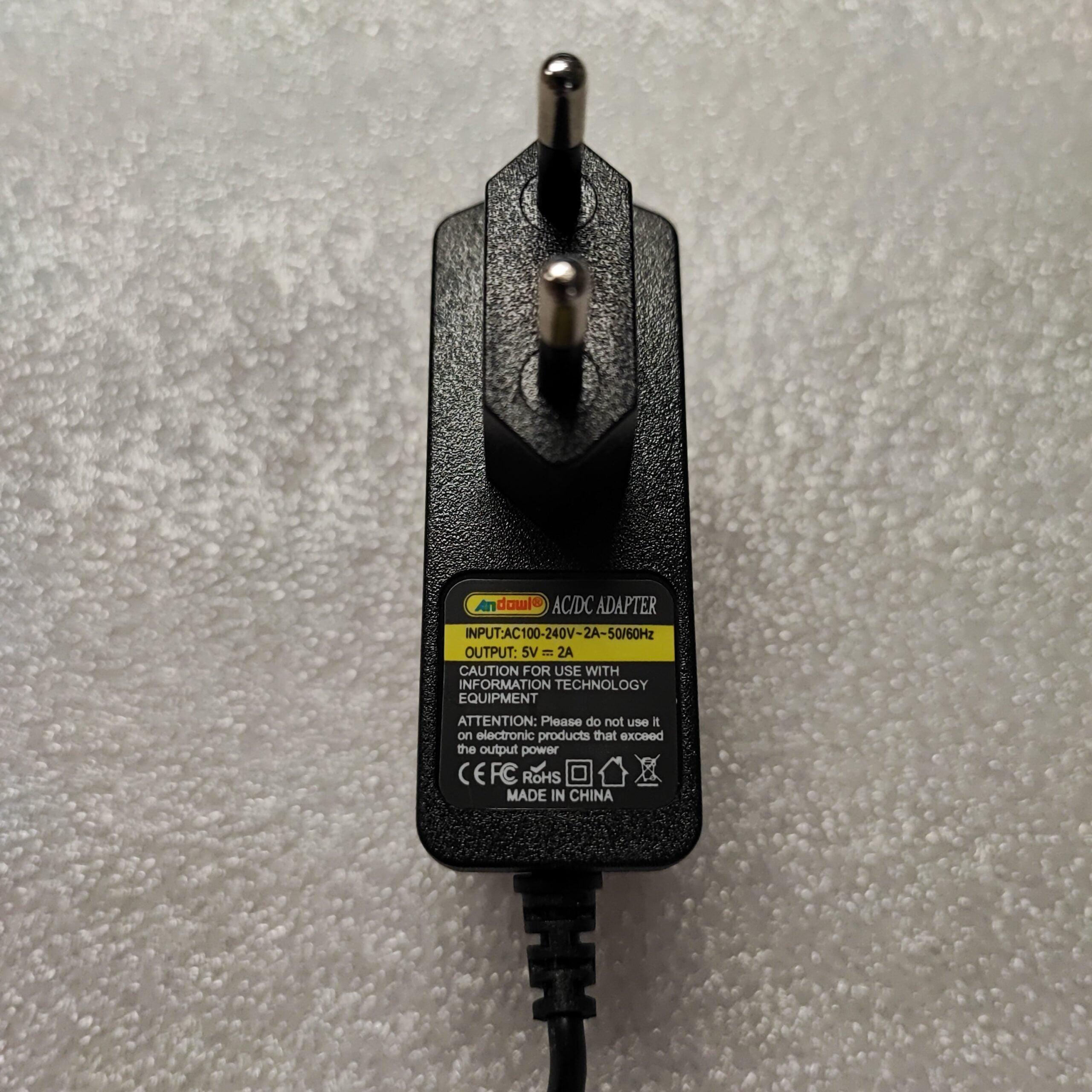 ANDOWL POWER ADAPTER (5V/2A) - Q-DC303 - NeonSales South Africa