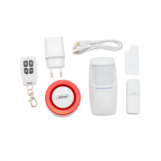 ANDOWL Q-BJ320 smart Wi-Fi siren alarm exact product view