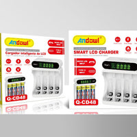ANDOWL Q-CD48 4 PORT SMART BATTERY CHARGER