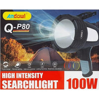 ANDOWL Q-P80 PISTOL SEARCHLIGHT, RECHARGEABLE - NeonSales {{ shop.shopifyCountryName }}