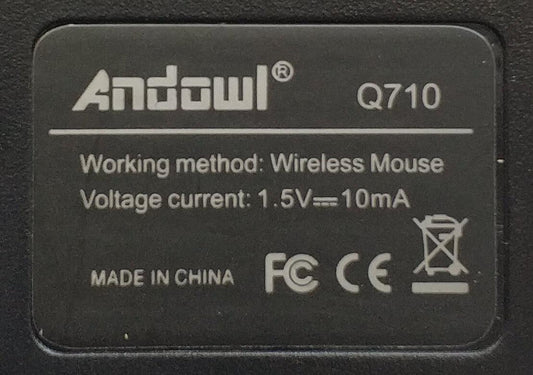 ANDOWL QM76 WIRELESS OPTICAL MOUSE - NeonSales {{ shop.shopifyCountryName }}