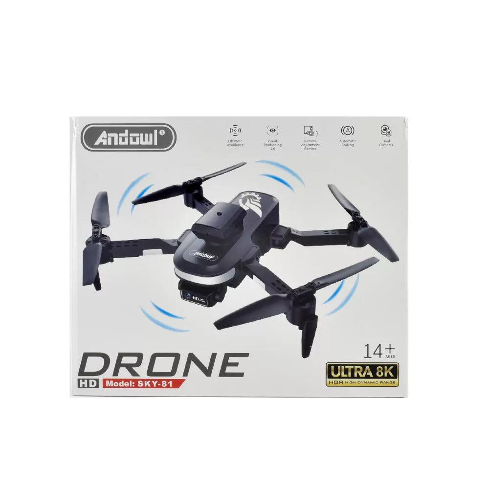 ANDOWL QUADCOPTER DRONE, 8K (HD) WIFI - SKY-81 - NeonSales South Africa