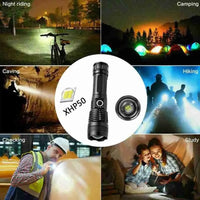 ANDOWL RECHARGEABLE 18650MAH FLASHLIGHT-Q-5109 - NeonSales {{ shop.shopifyCountryName }}