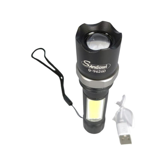 ANDOWL RECHARGEABLE FLASHLIGHT & LANTERN - Q-9626D - NeonSales {{ shop.shopifyCountryName }}