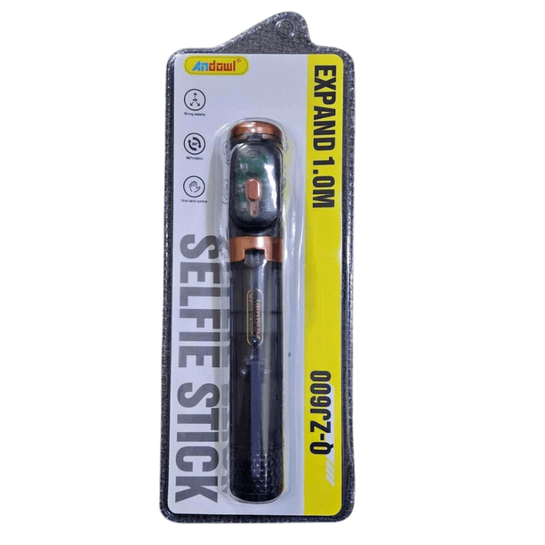 ANDOWL TELESCOPIC SELFIE STICK, 1M - Q-ZJ600 - NeonSales {{ shop.shopifyCountryName }}