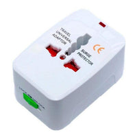 ANDOWL UNIVERSAL TRAVEL ADAPTOR 2A UK/USA/EURO/AUS - NeonSales {{ shop.shopifyCountryName }}