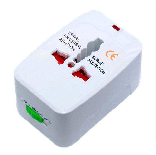 ANDOWL UNIVERSAL TRAVEL ADAPTOR 2A UK/USA/EURO/AUS - NeonSales {{ shop.shopifyCountryName }}