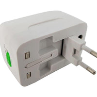 ANDOWL UNIVERSAL TRAVEL ADAPTOR 2A UK/USA/EURO/AUS - NeonSales {{ shop.shopifyCountryName }}